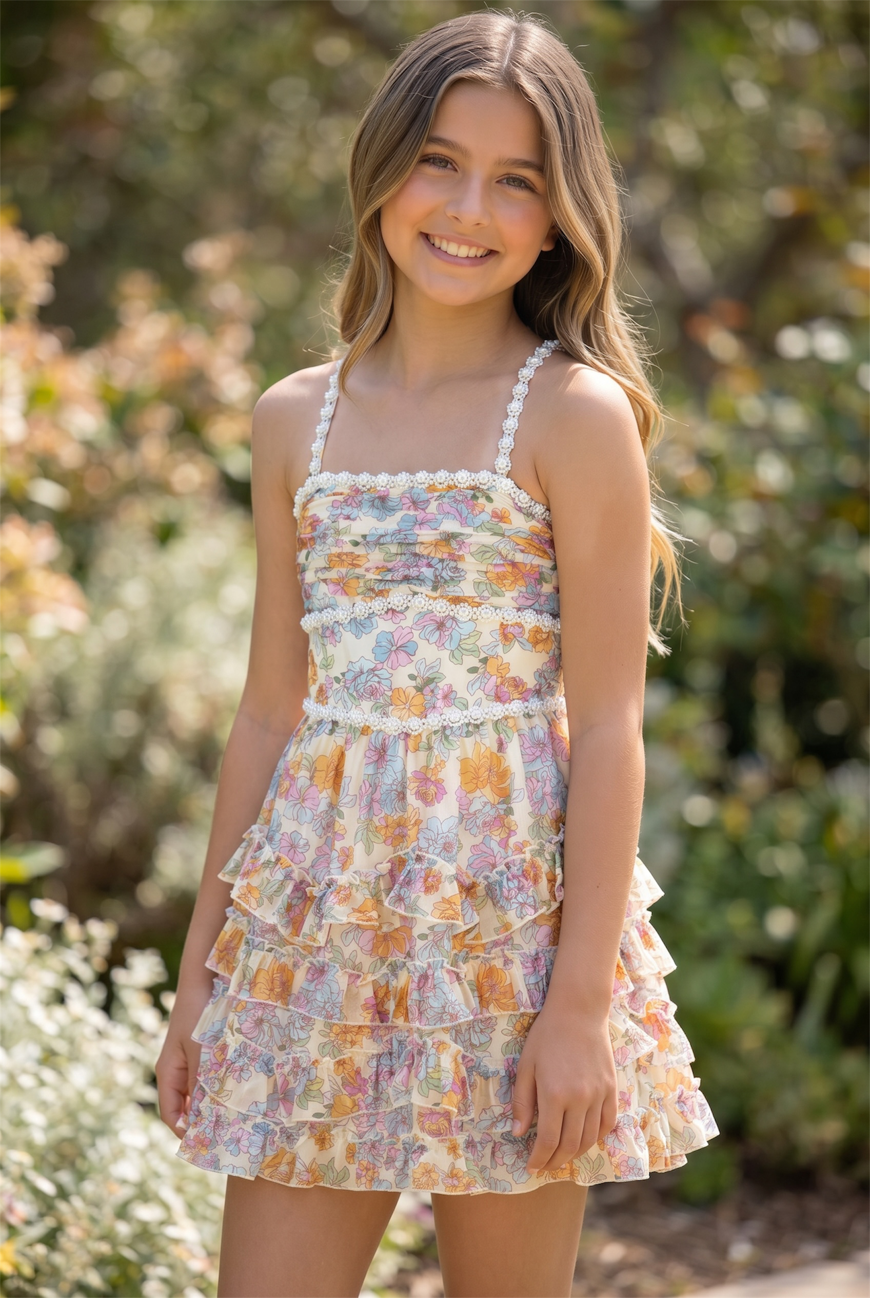 Marlo Kids Posie Mini Dress - Floral