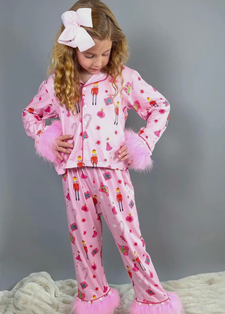 Three Wildflower Designs Nutcracker Ballet Bamboo Lounge Set-2T