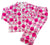 Tweenstyle 2pc Loungewear Set - Hot Pink Drippy Smile Print