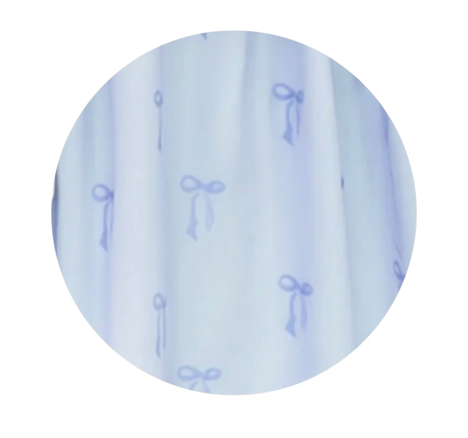 KatieJ NYC Farrah Short - Baby Blue Bows