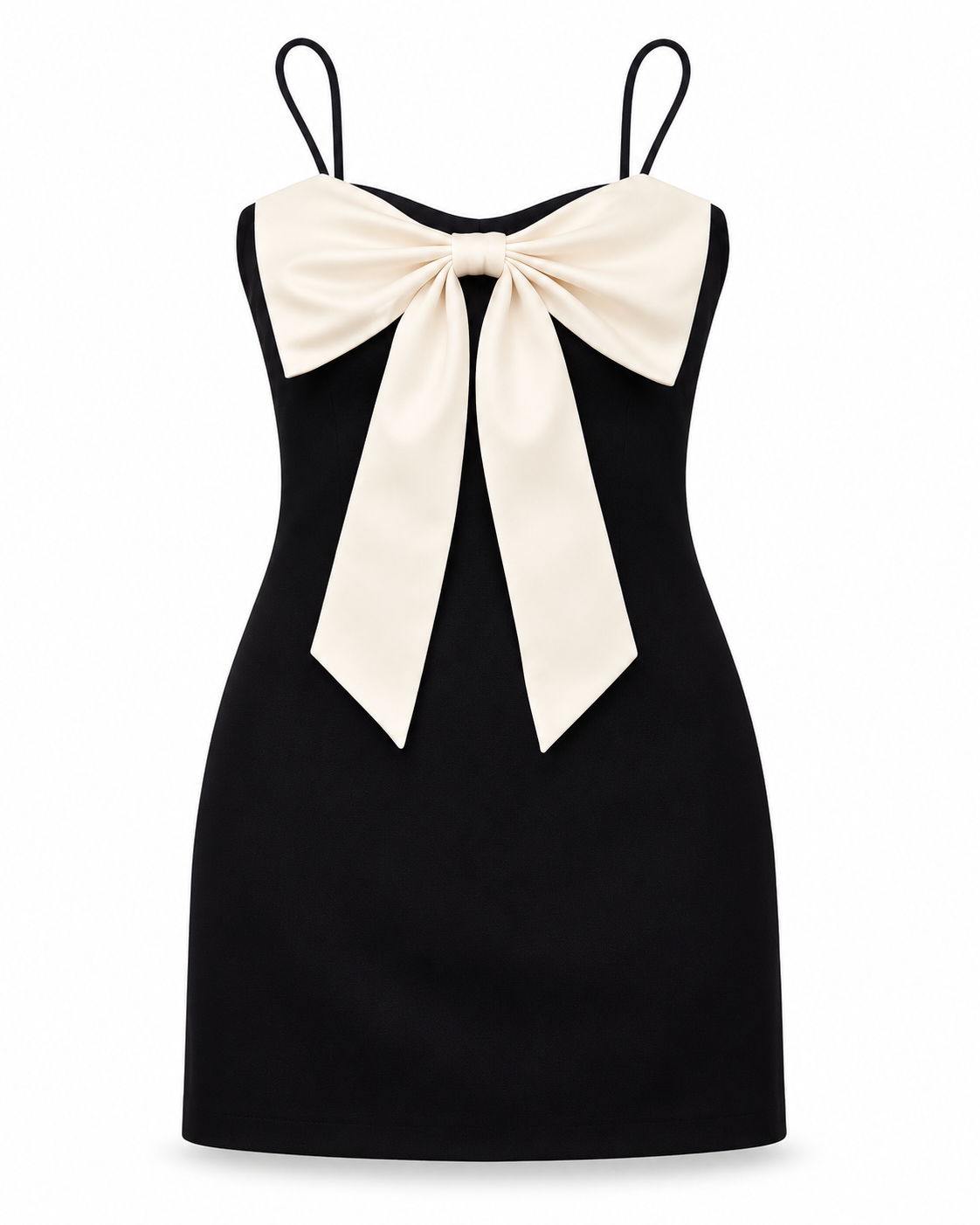 KatieJ NYC Tween Shayla Bow Dress- Black + Cream * Preorder*