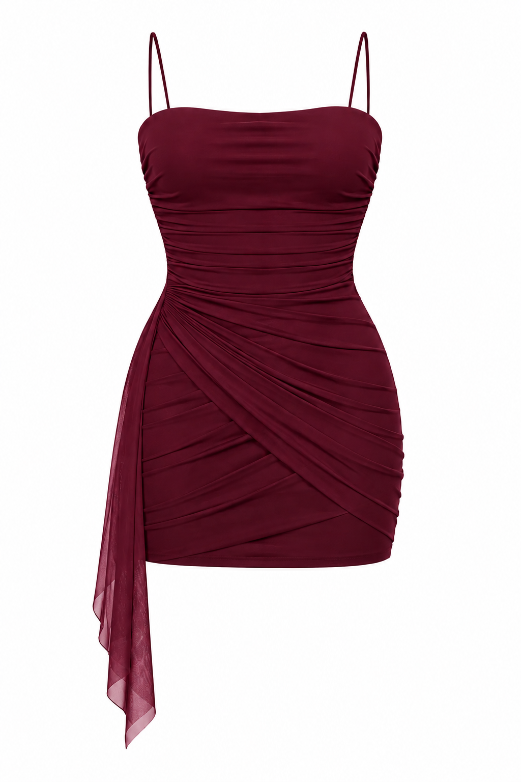 KatieJ NYC Tween Gloria Dress - Burgundy