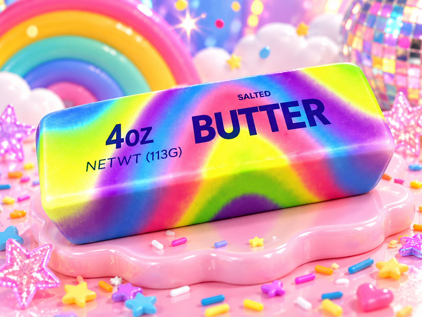 Slow Rise - Scented Rainbow Butter Squishy Toy