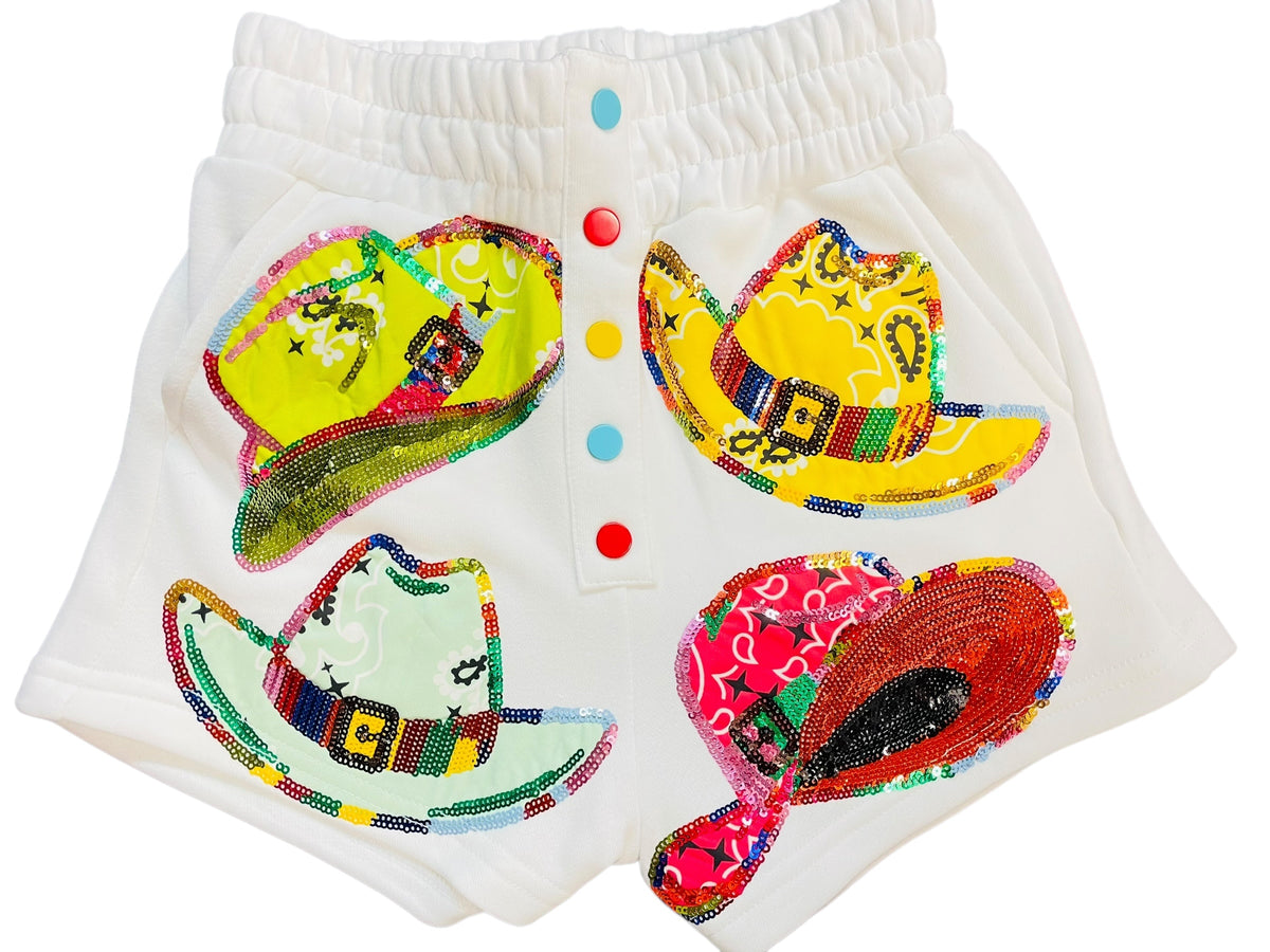 Queen Of Sparkles Kids Rodeo 2pc Short Set