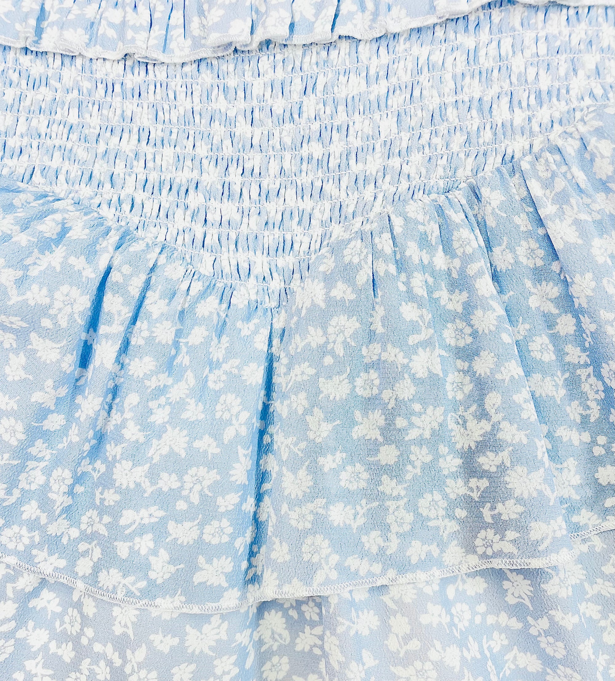 KatieJ NYC Tween Emerson Dress - Blue Ditsy Floral