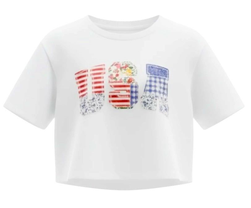 Camiseta con gráfico patriótico "Sweet Wink"