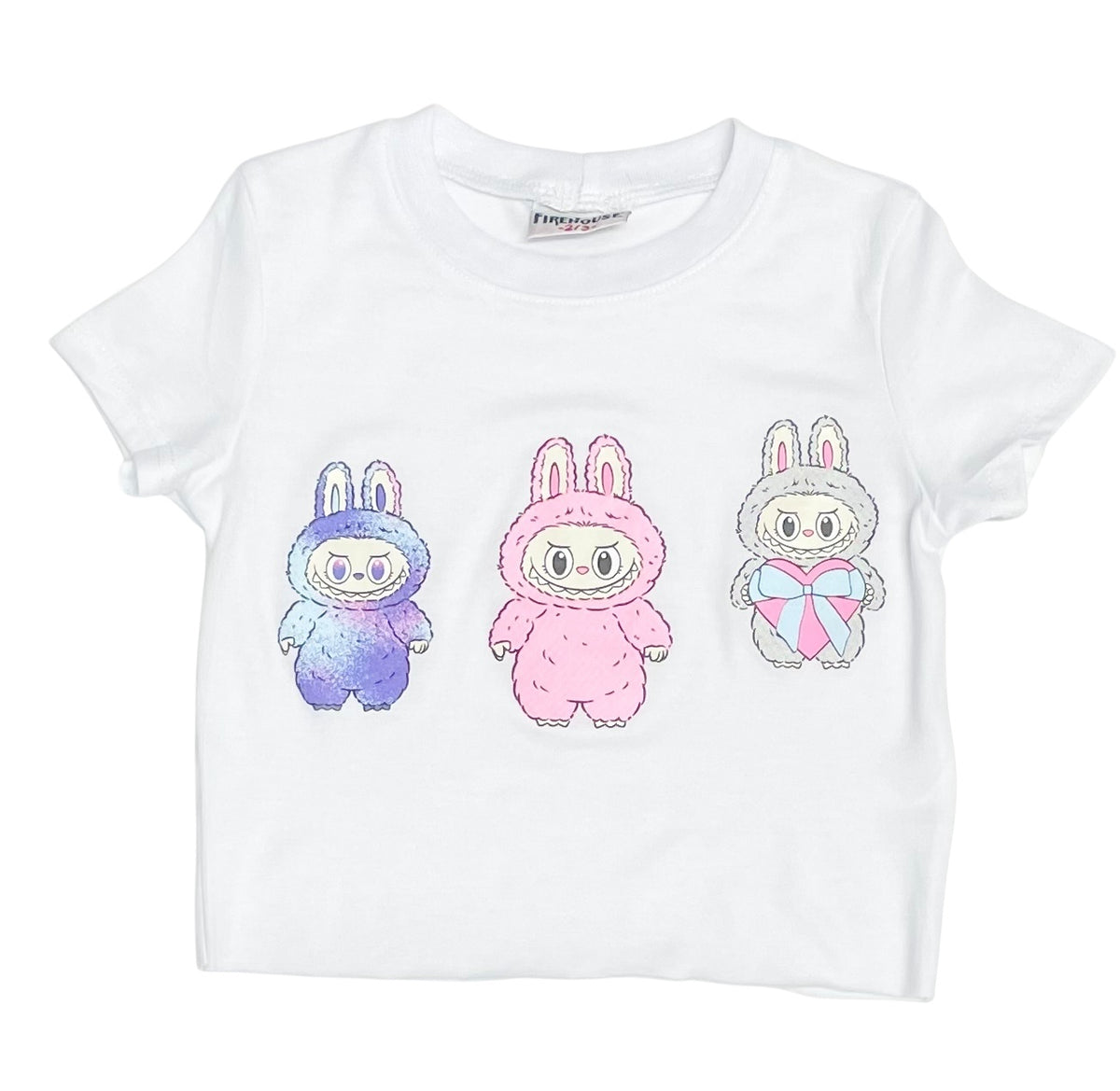 Firehouse Doll Trio Tee- White-Size 2/3
