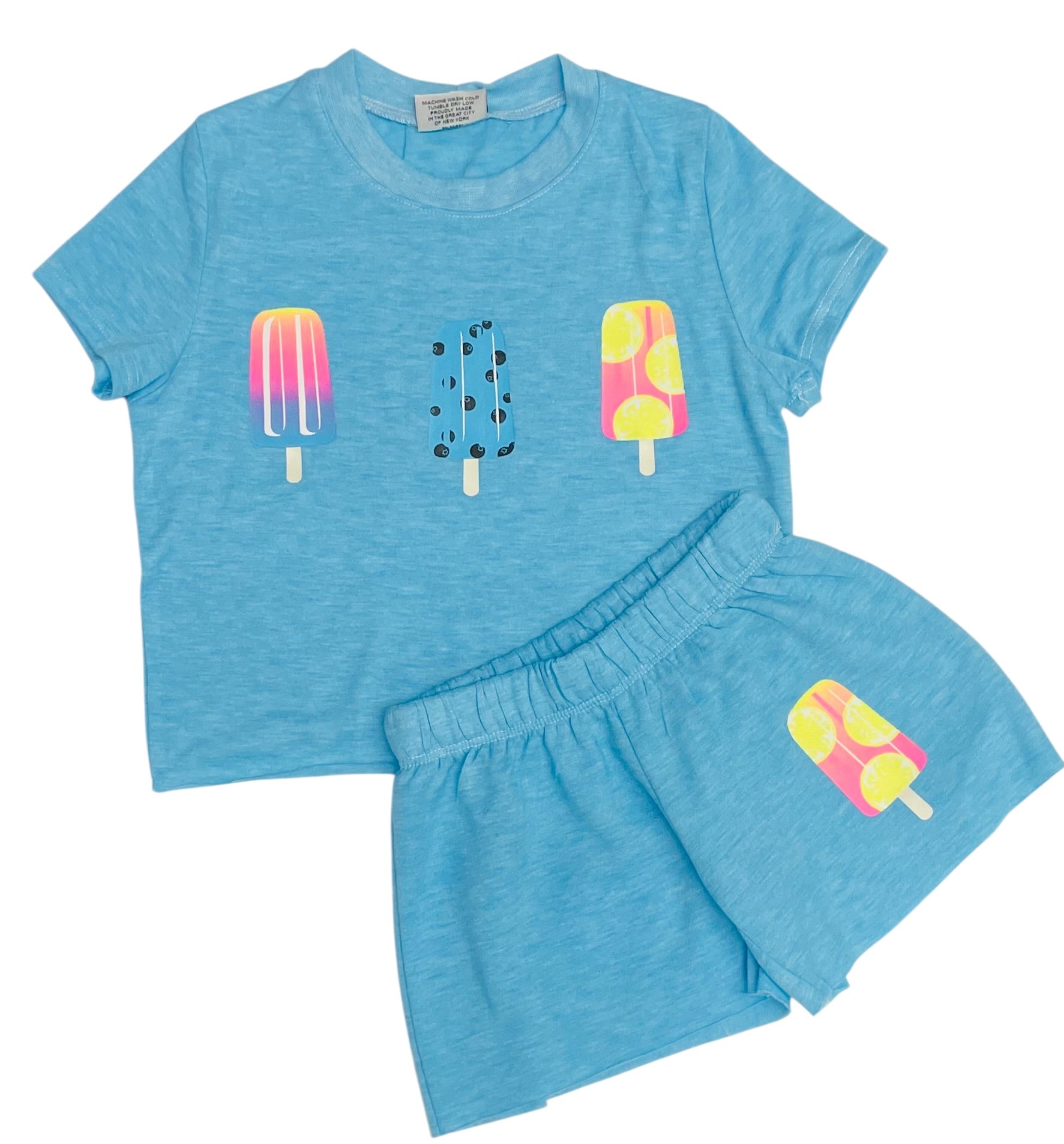 Firehouse Girls Ice Pop Short - Aqua