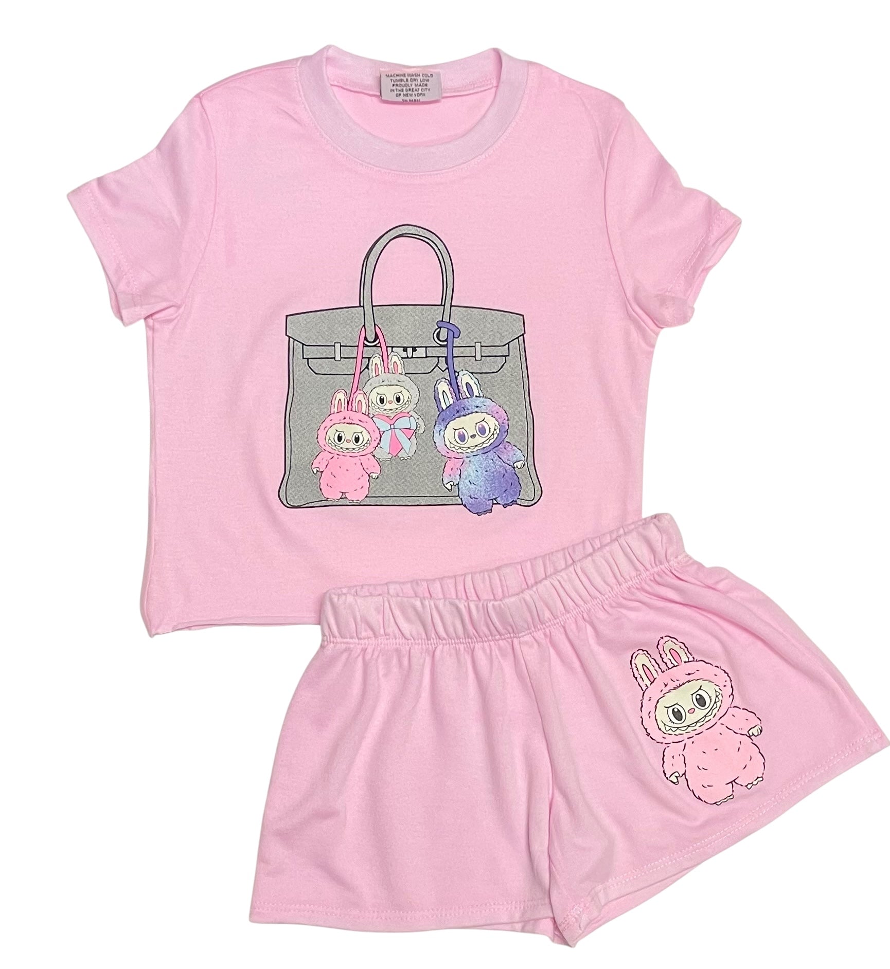 Firehouse Clothing Doll Shorts - Ice Pink- Size 2/3