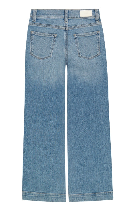 DL1961 Lily Wide Leg Jean in Ravello light wash for tween girls
