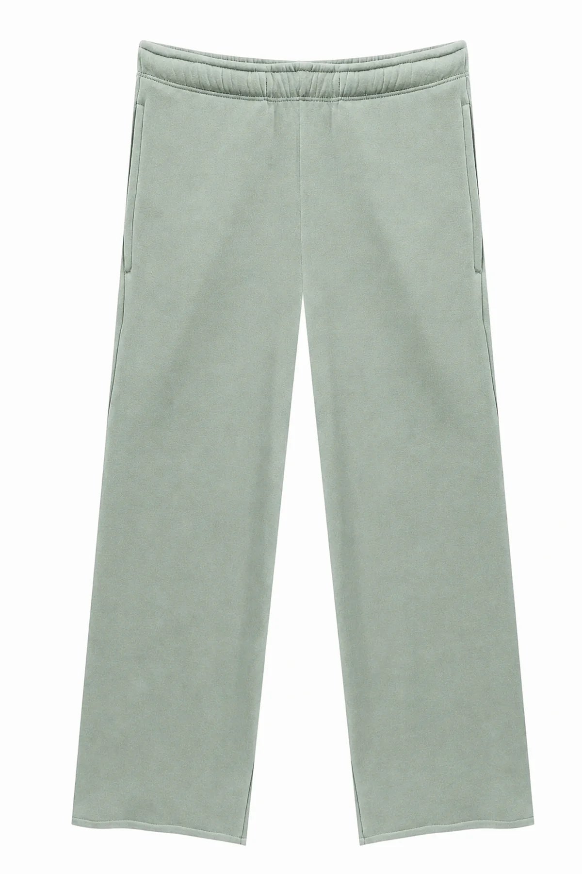 KatieJ NYC Dylan Wide Leg Sweatpants – Sage
