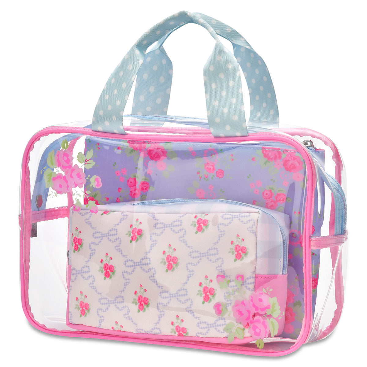 Iscream Ditsy Floral Cosmetic Bag Gift Set - Set of 3