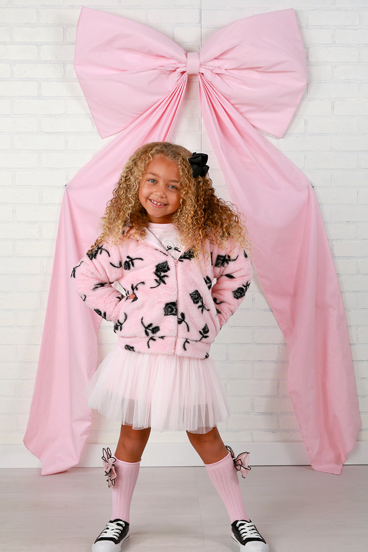 Doe A Dear Pink Bowtie Tutu Skirt