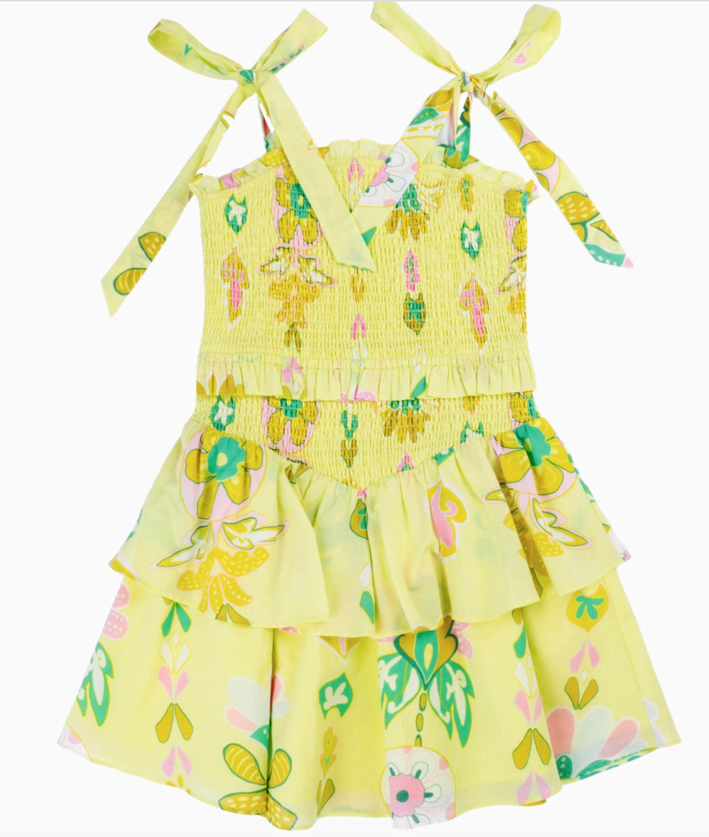 J.Marie Tween Rainey Tie Strap Dress