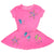 Vestido vaquero adorable de Firehouse Clothing - Rosa neón