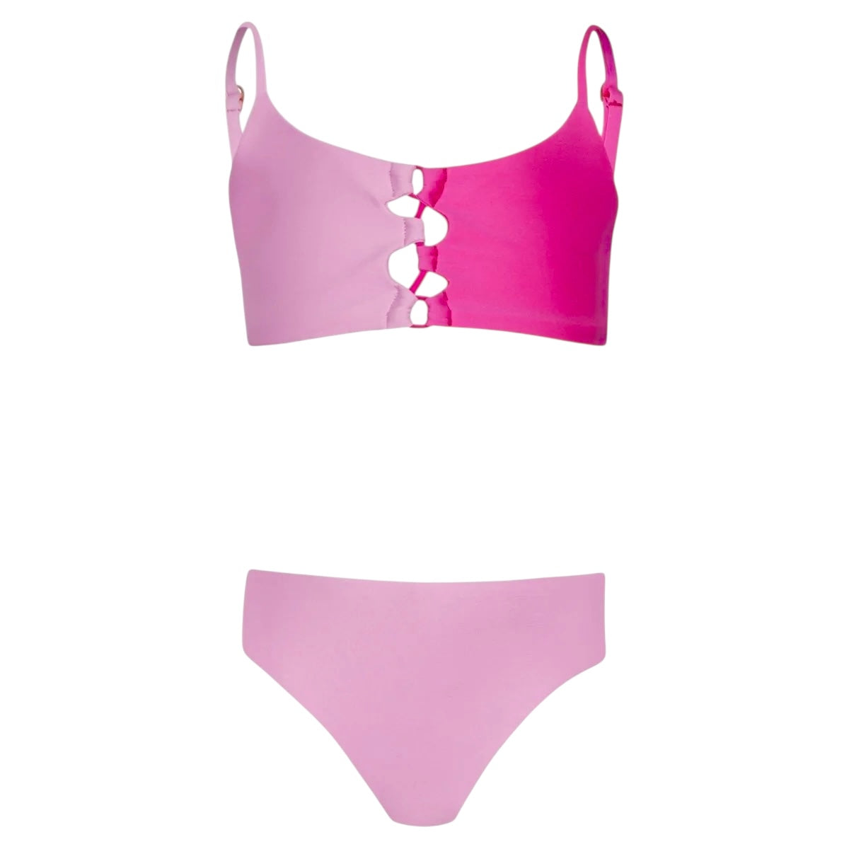 PQ Kids Cammy Loop 2pc Swimsuit - Pinks