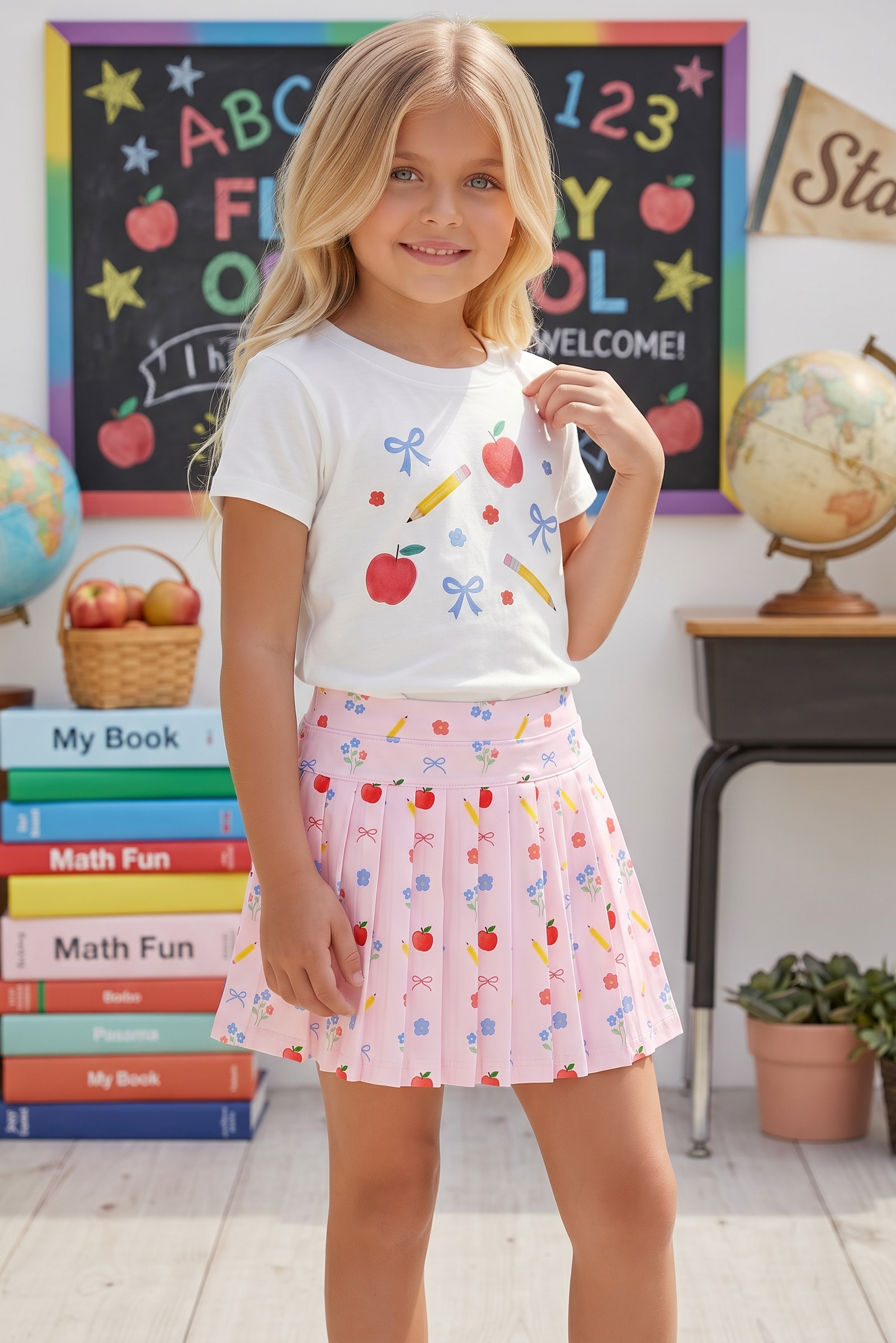 Sweet Wink Back To School Skort * Built In Shorts *