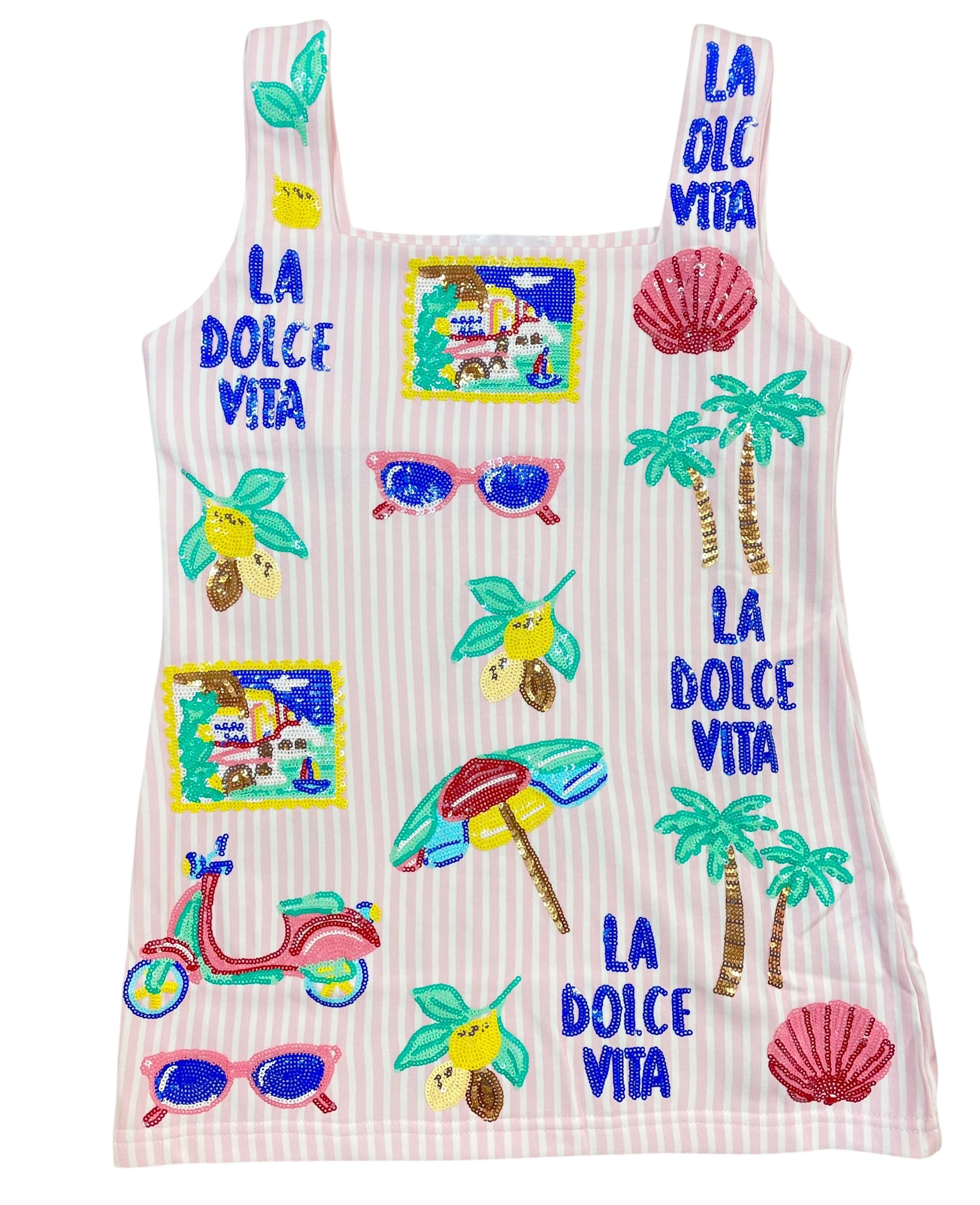 Belle Cher Sequin La Dolce Vita Dress