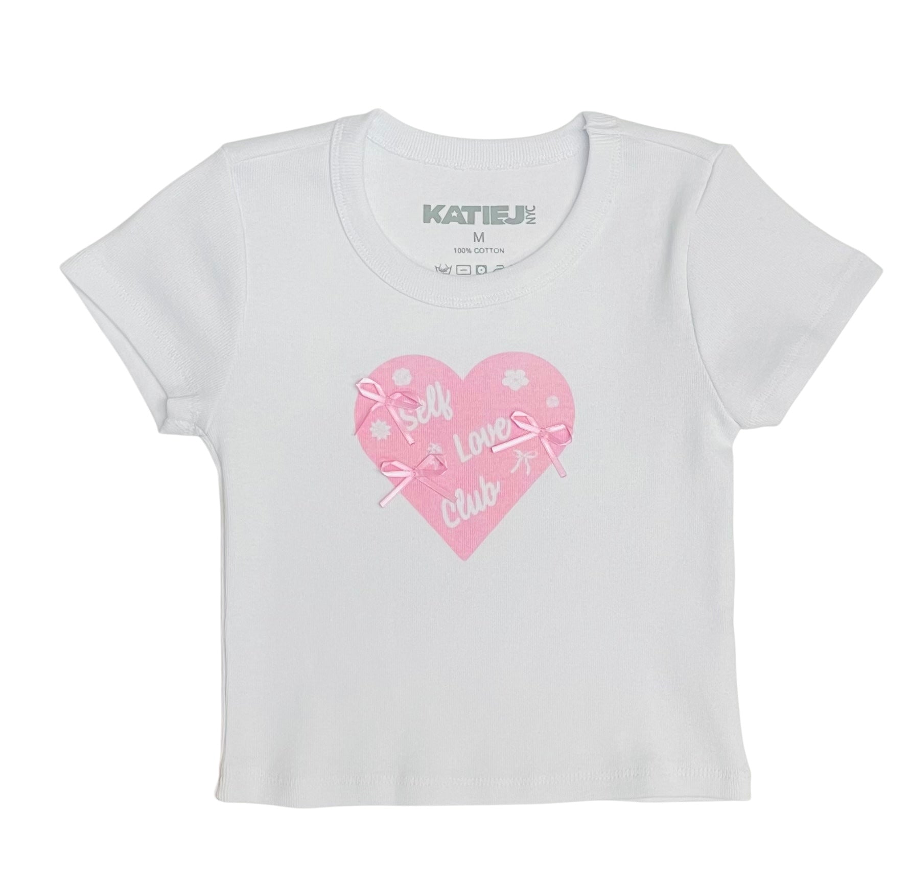 KatieJ NYC Tween Self Love Club Baby Tee