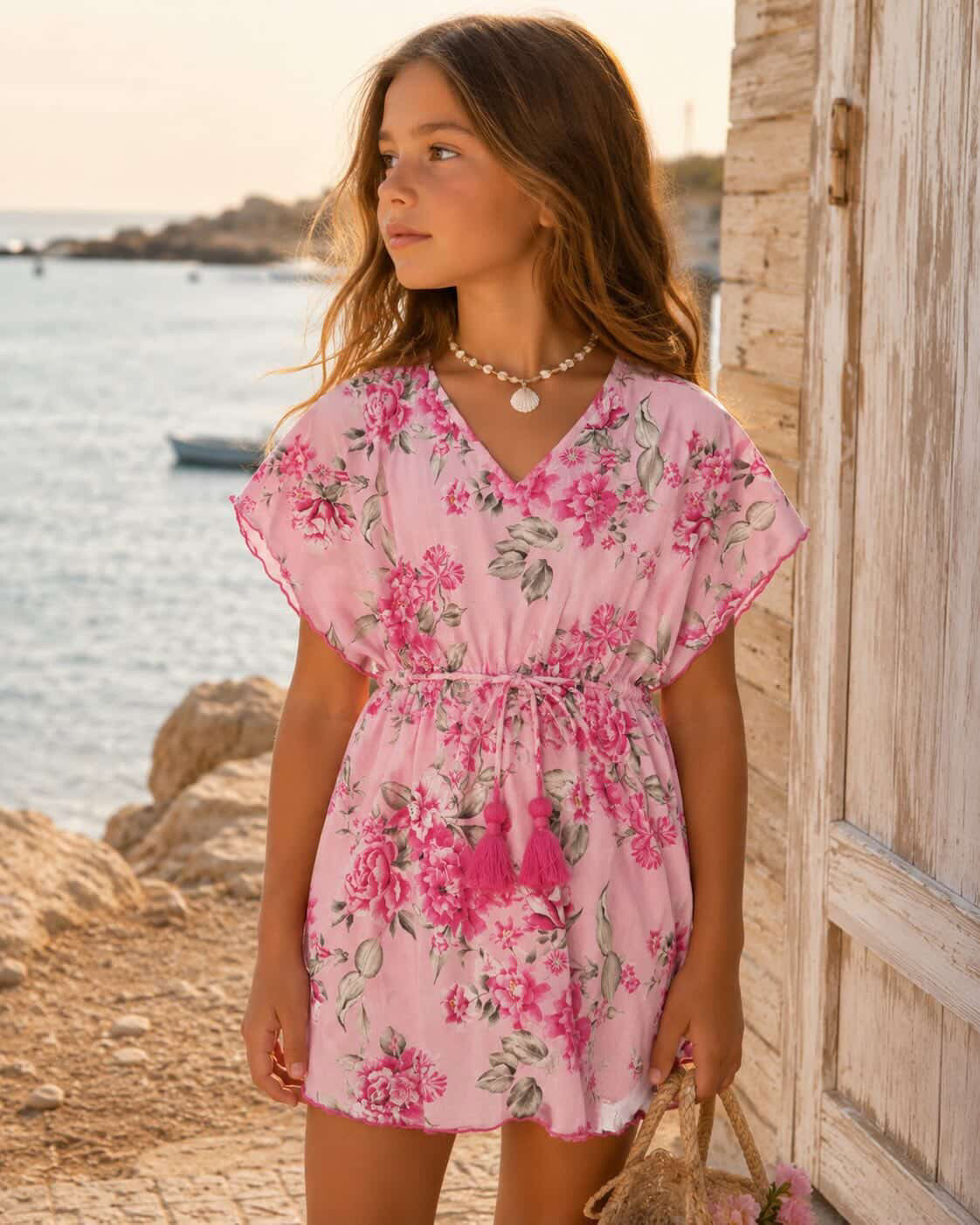 Piccoli Principi Lidia Wild Rose Swim CoverUp