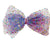 Bari Lynn 7" Tulle Jeweled Hair Clip - Pastel Lavender