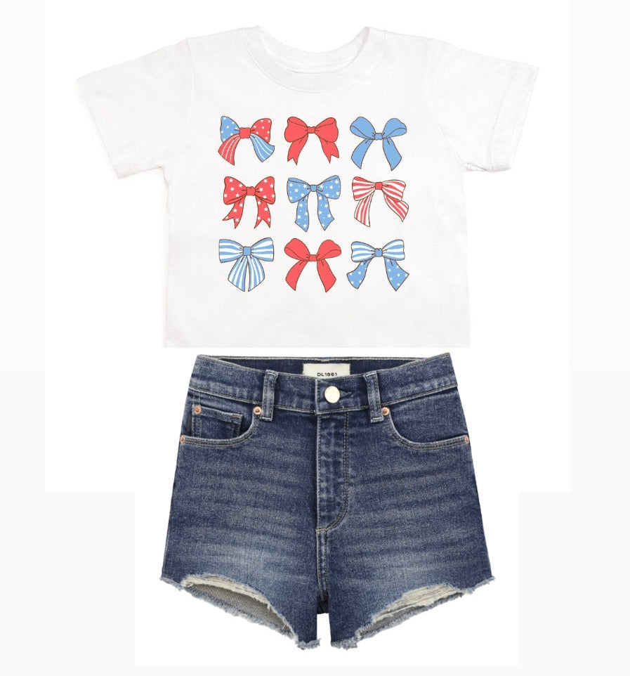 Camiseta con gráfico patriótico "Sweet Wink"