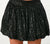 Flowers By Zoe Black Sequin Bow 2pc Skirt Set