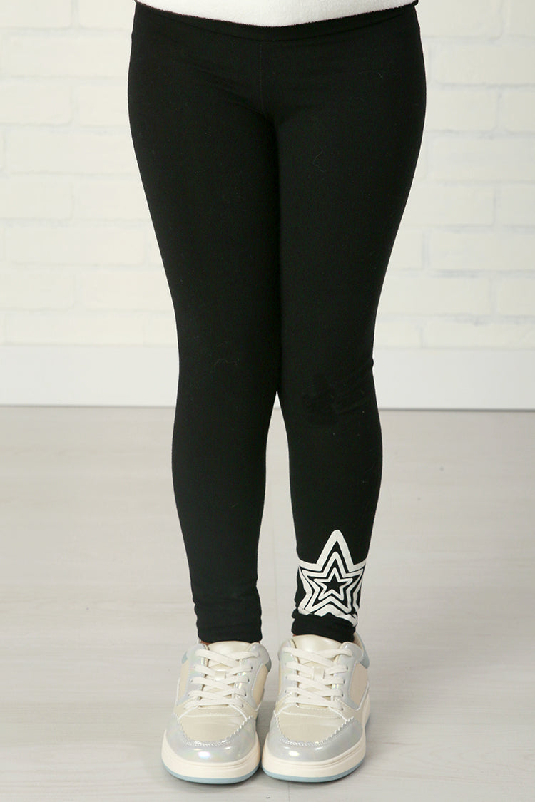 Flowers By Zoe Black Star Legging