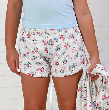 Flowers By Zoe Floral Bouquet Knit Shorts