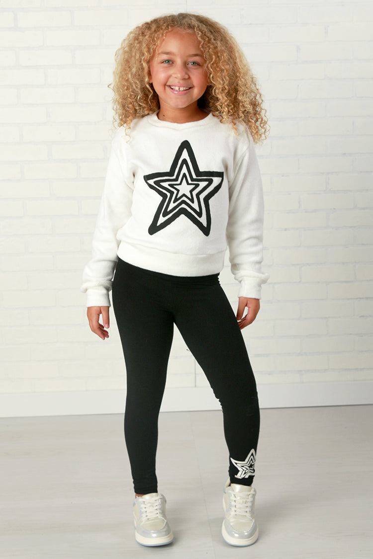 Flowers By Zoe Black Star Legging