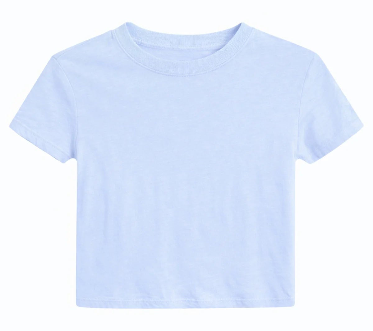 tween girls cotton tee in baby blue by katiej a tween designer 