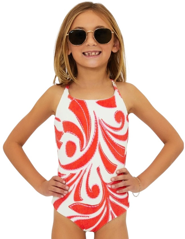 Beach Riot Kids Little Julia 1pc Swimsuit - Sunshine Dunes