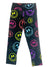 Flowers By Zoe Black Happy Faces Legging - Size 6X