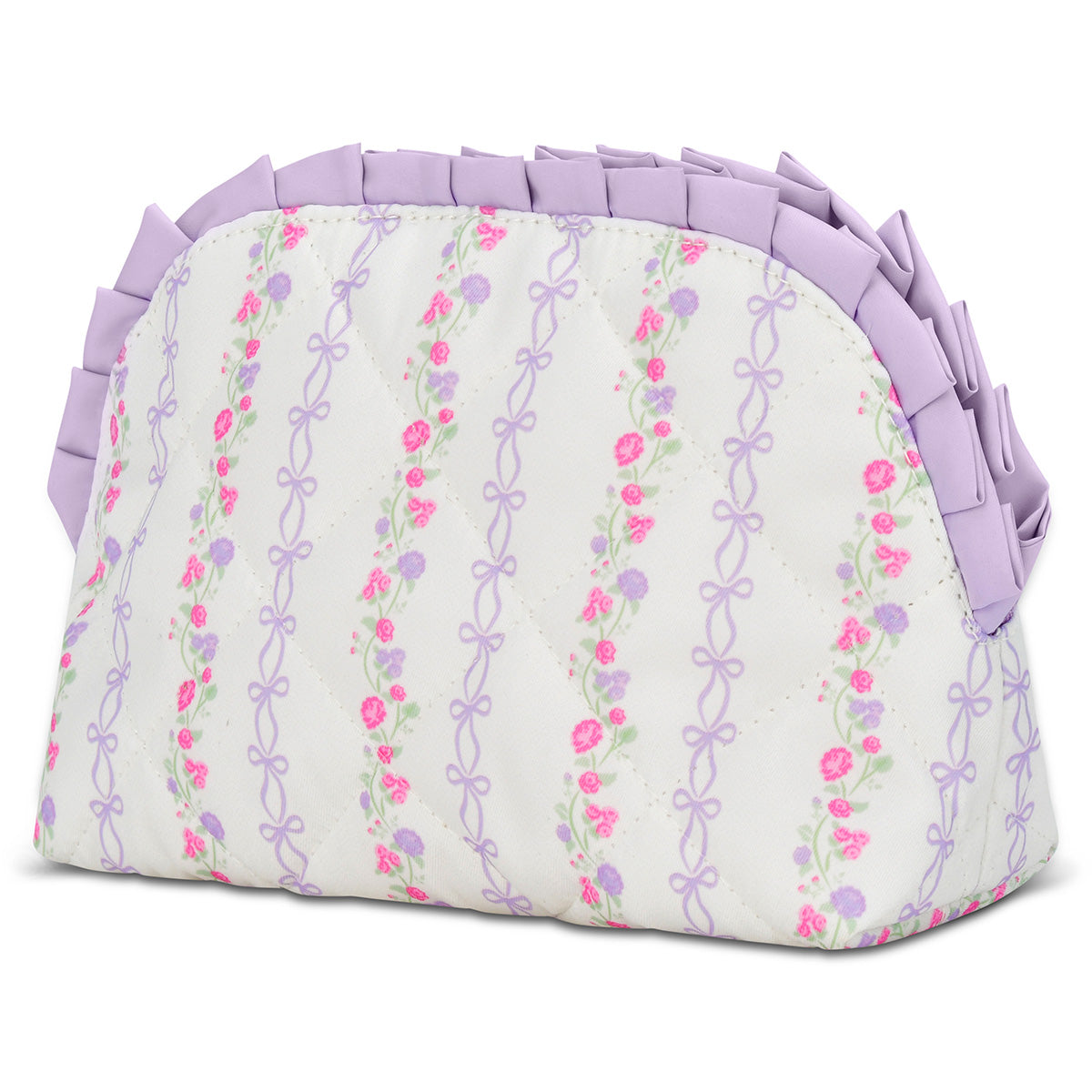 Iscream Forever Floral Oval Cosmetic Bag