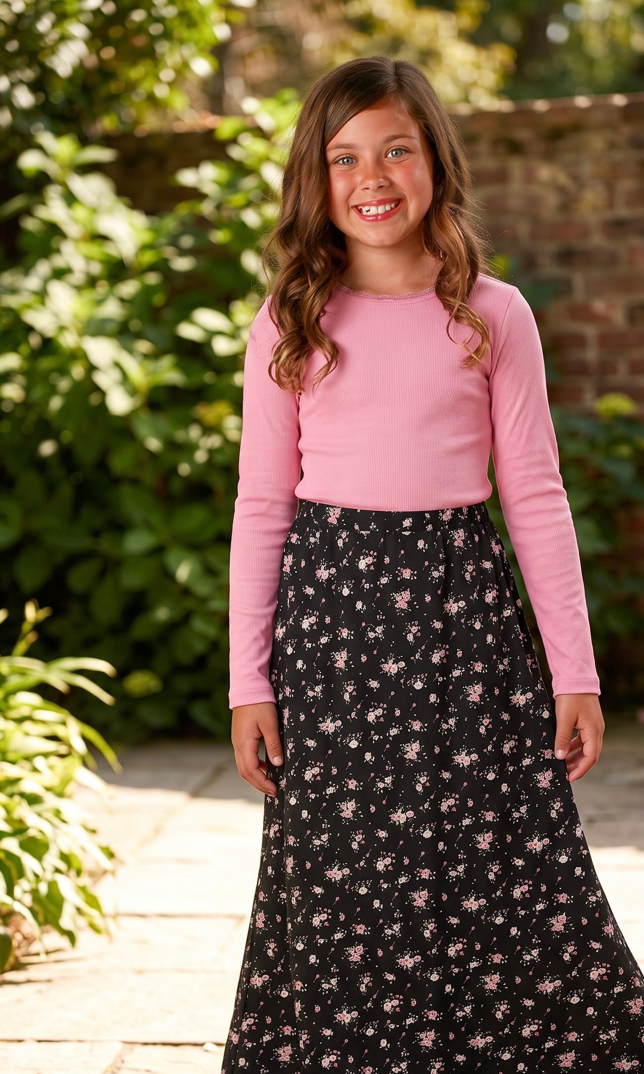 Camiseta de tweed negra de Flowers By Zoe