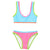 Snapper Rock Candy Colorblock Sporty Bikini