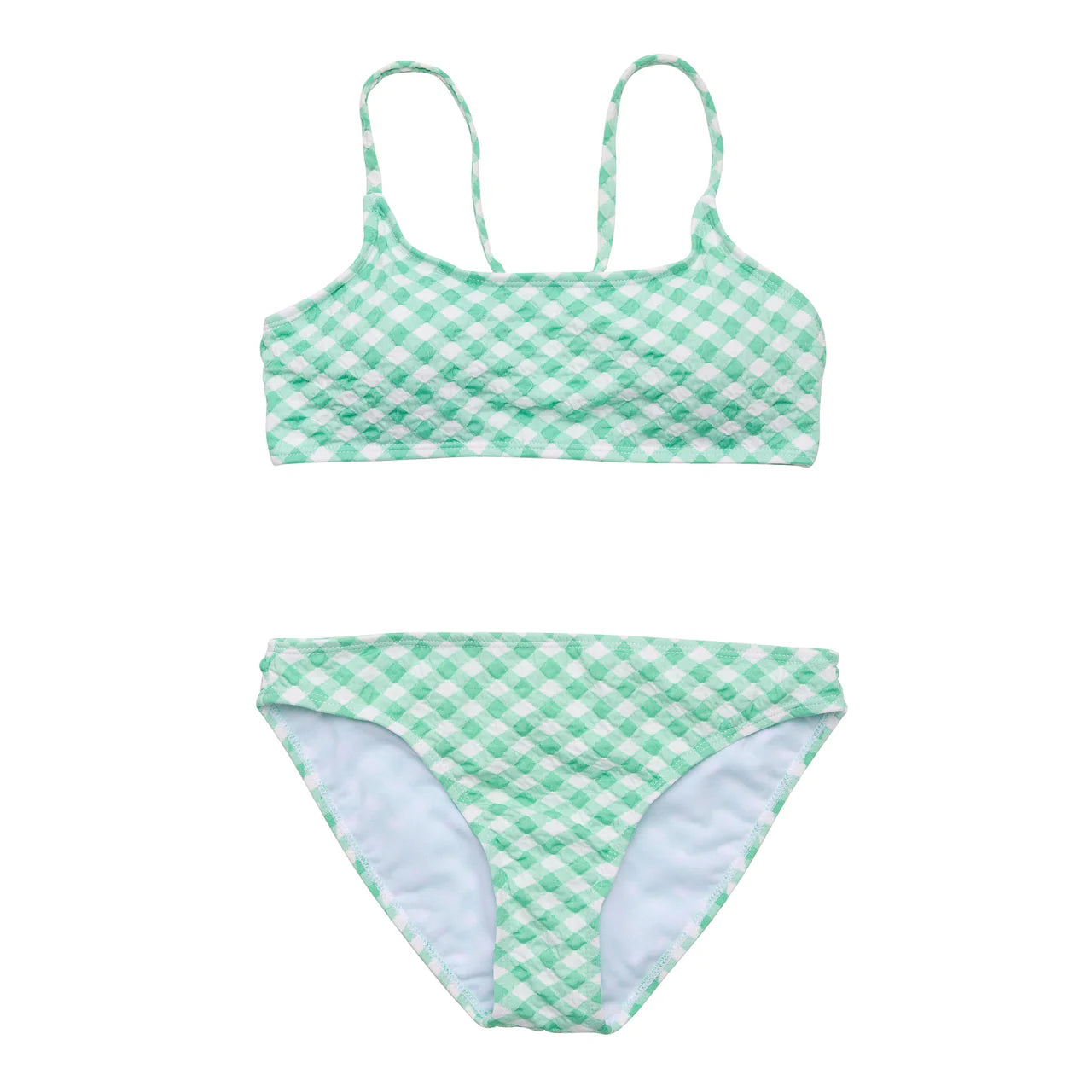 Snapper Rock Girls Cool Mint Crush Tween Crop Bikini