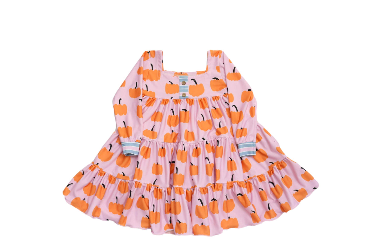 Be Girl Clothing Pumpkin Obsessed Garden Twirler Dress