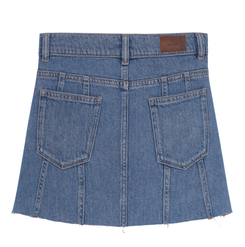 girls denim mini skirt