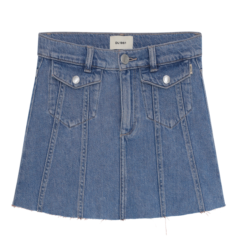 DL1961 Jenny Denim Mini Skirt | Indigo Girls Designer Skirt