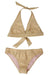 Piccoli Principi Febe 2pc Swimsuit - Gold Glitter * Preorder*