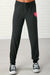 T2Love Black/Pink Heart Graphic Sweatpant