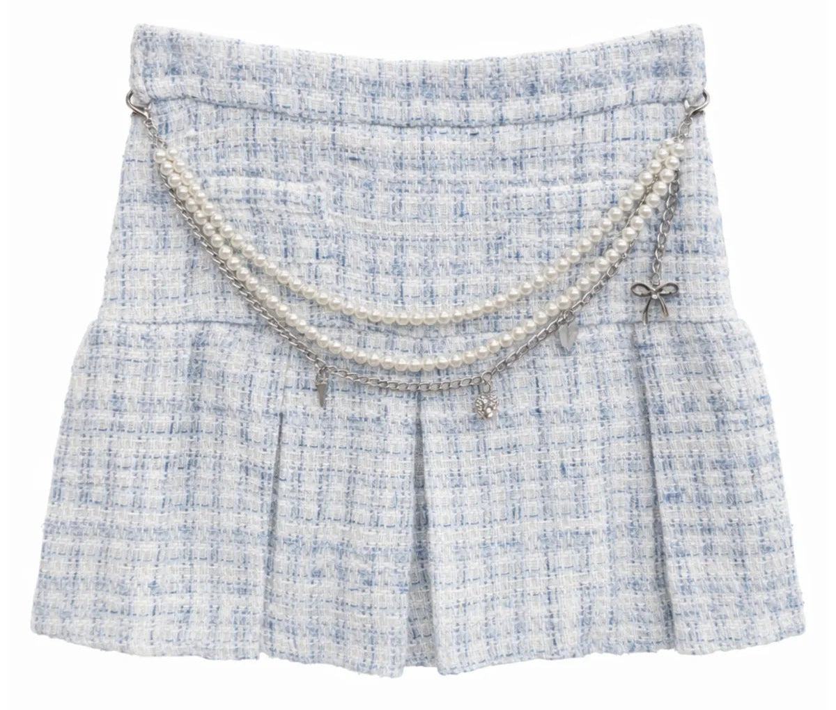 girls tweed skirt with pearls by katiej 