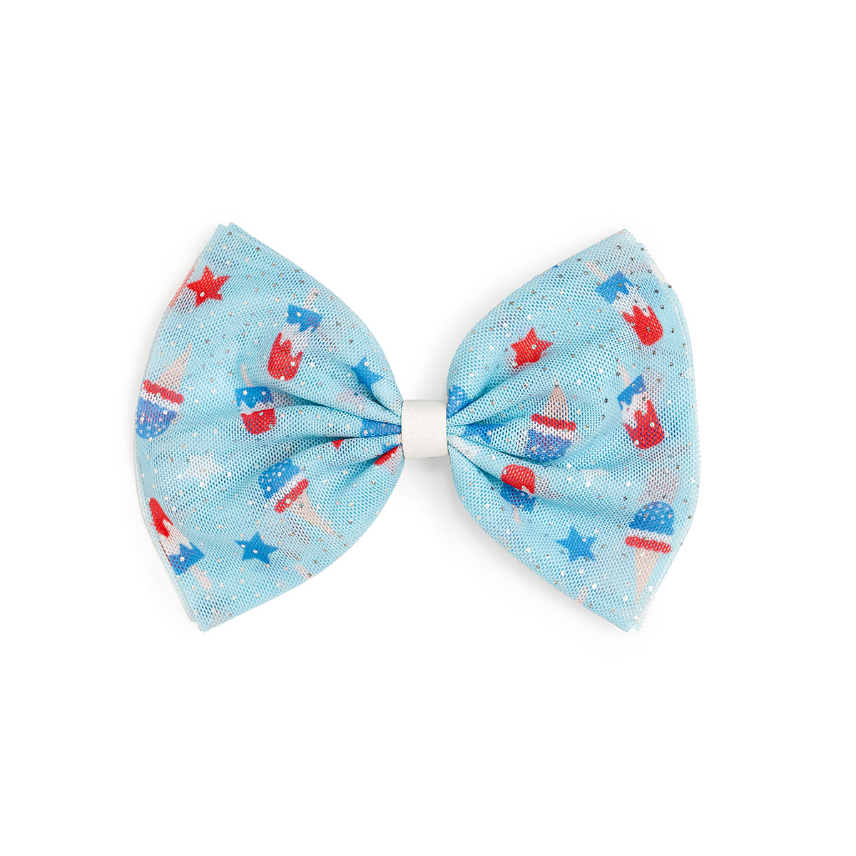 Sweet Wink Bomb Pop Tulle Bow Hair Clip