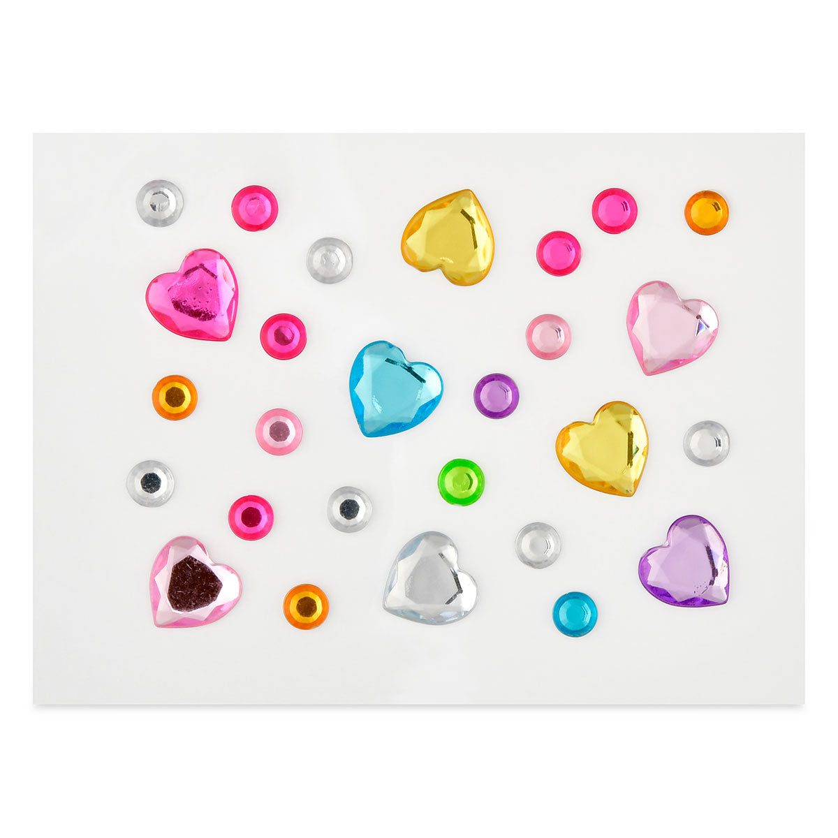 Iscream Happy Heart Face Gems