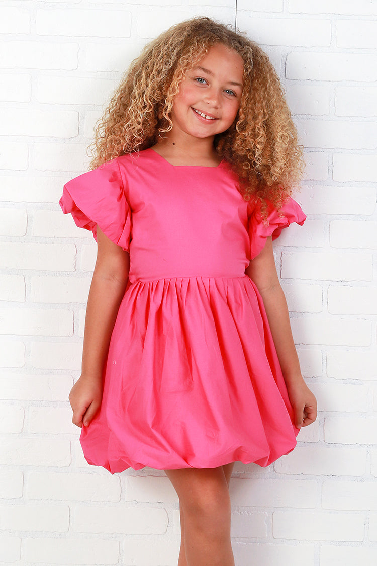 House Of Swan Amalfi Dress- Pink Cosmos