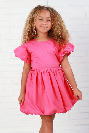 House Of Swan Amalfi Dress- Pink Cosmos