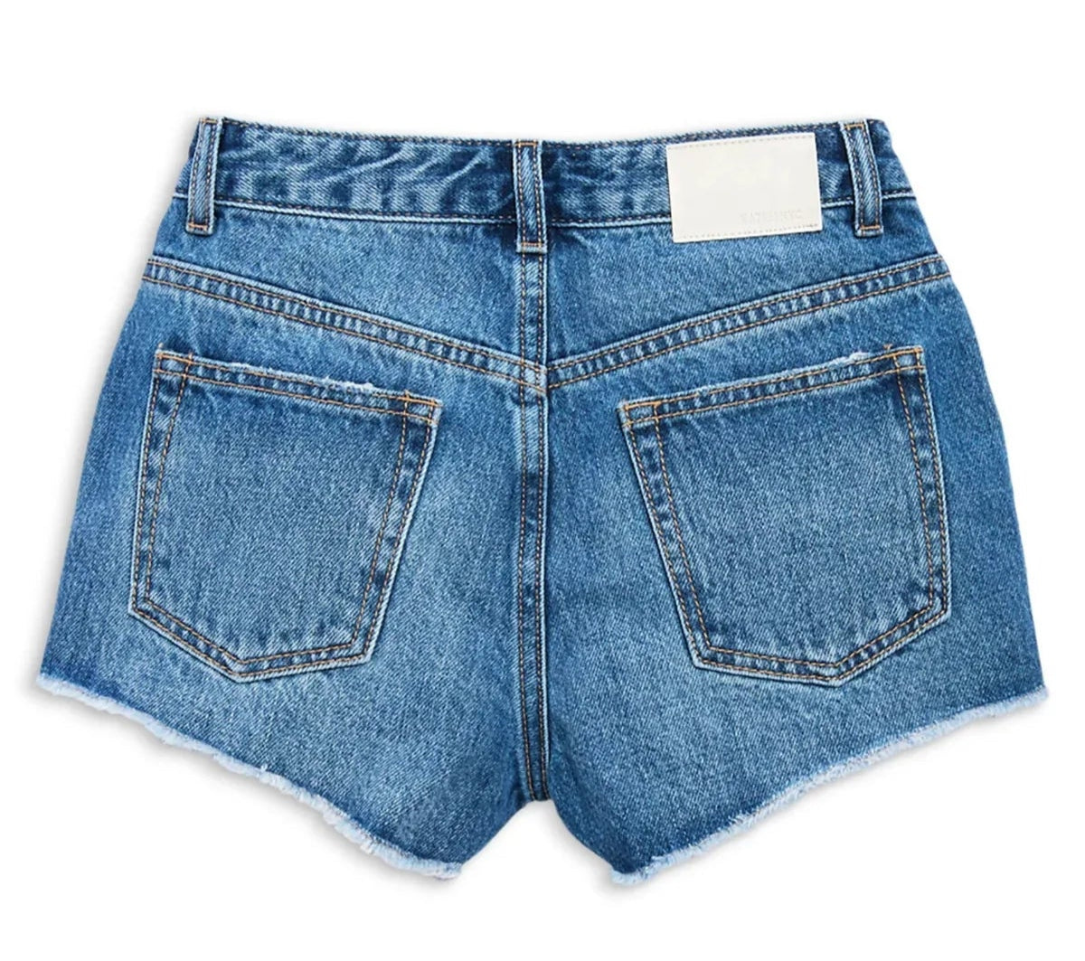 KatieJ NYC Malibu Denim Shorts- Dark Wash