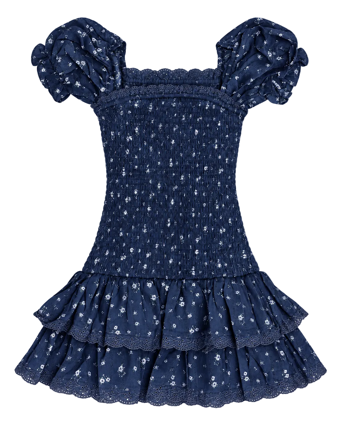 KatieJ NYC Melina Dress – Blue Garden Floral