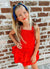 Queen Of Sparkles Kids Red Star Smocked Tank
